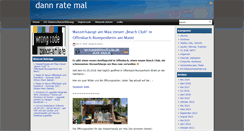 Desktop Screenshot of dannratemal.de